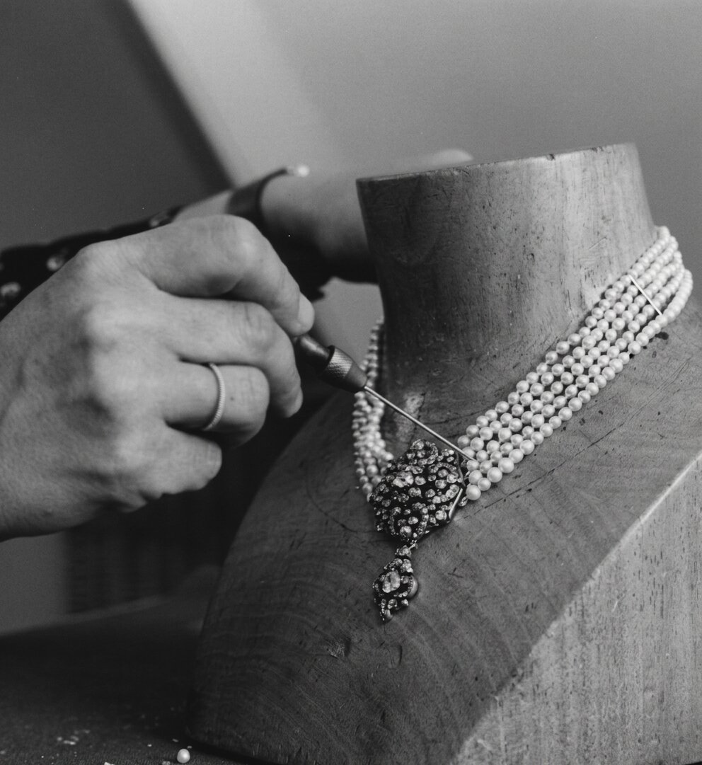 renata terjeki artisanal pearl stringing antique jewelry restoration
